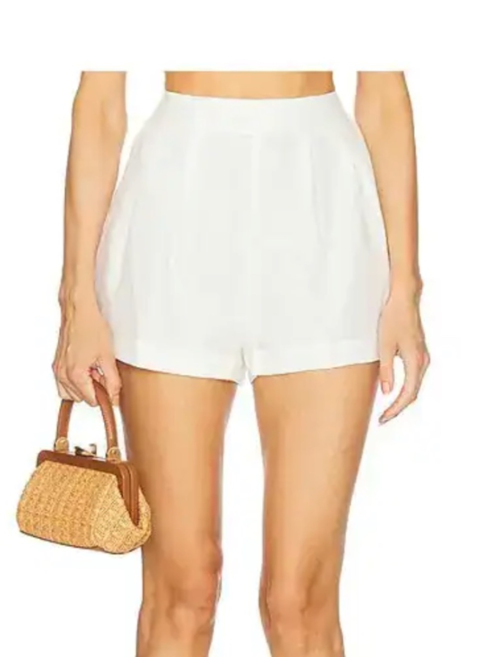 Faithfull the Brand Mirelle Mini Shorts - White